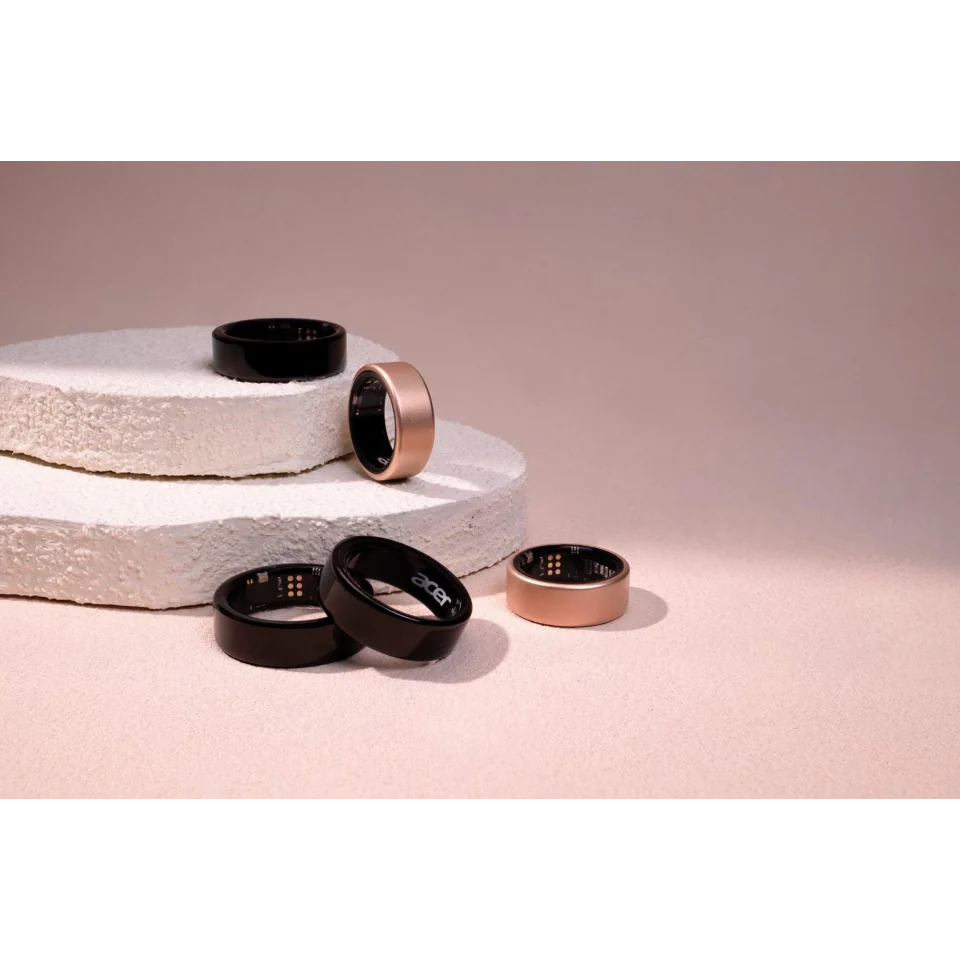 Acer FreeSense Ring in den Ausführungen Roségold und Schwarz