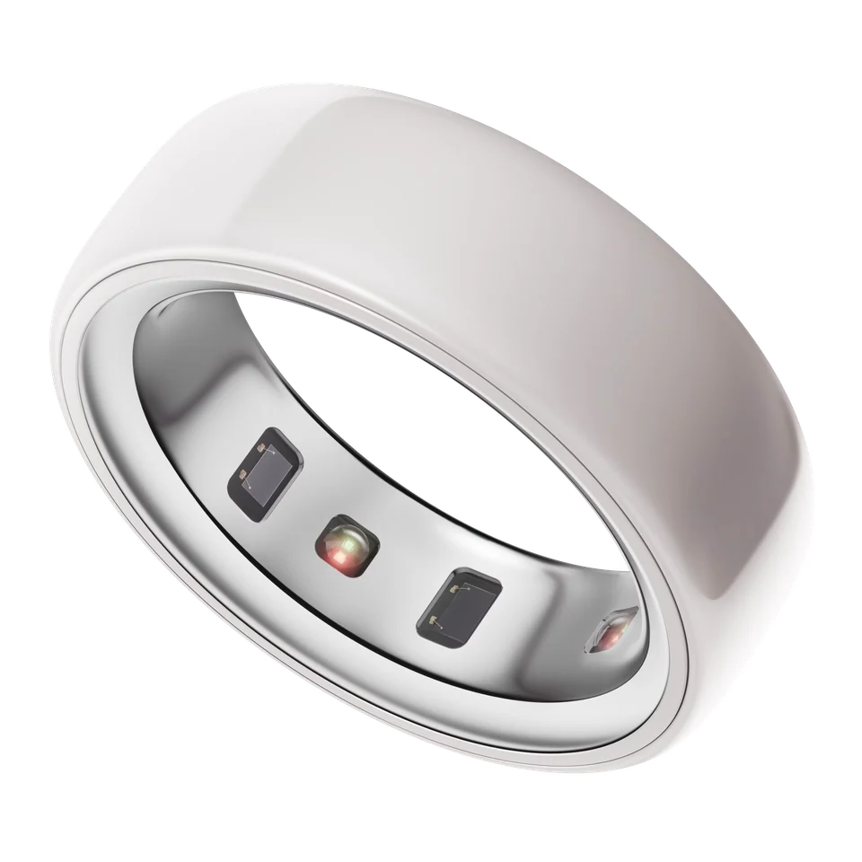 Oura Ring 4 aus Keramik mit Cloud-Finish